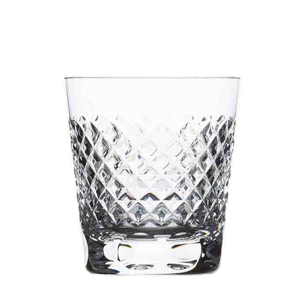 Whiskyglas Kristall Karo klar (10 cm)