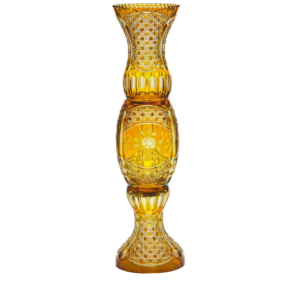 Bodenvase Kristall Luxury amber (112 cm)